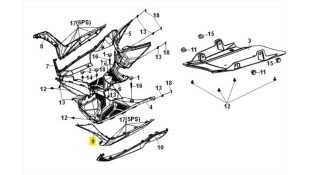 ΚΑΠΑΚΙ ΕΜΠΡΟΣ ΑΡΙΣΤΕΡΟ (GY-7450U) SYM JET 14 EVO 125/200 ΑΝΤΑΛΛΑΚΤΙΚΑ