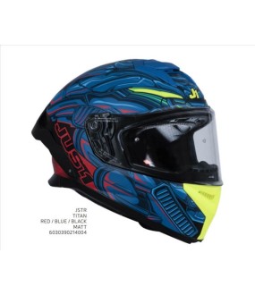 JUST1 TITAN MATT RED / BLUE / BLACK M ΕΞΟΠΛΙΣΜΟΣ JUST1 TITAN MATT RED / BLUE / BLACK M ΕΞΟΠΛΙΣΜΟΣ