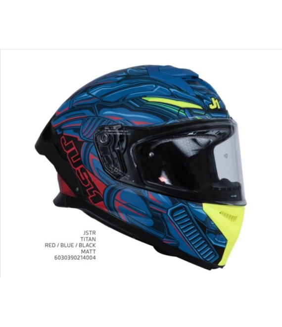 JUST1 TITAN MATT RED / BLUE / BLACK XXL ΕΞΟΠΛΙΣΜΟΣ JUST1 TITAN MATT RED / BLUE / BLACK XXL ΕΞΟΠΛΙΣΜΟΣ