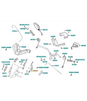 ΒΑΣΗ ΠΑΡΜΠΡΙΖ ΑΡΙΣΤΕΡΗ KYMCO SKYTOWN 125 ΕΞΟΠΛΙΣΜΟΣ