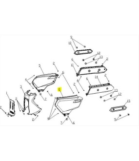 ΚΑΠΑΚΙ ΣΕΛΛΑΣ ΑΡΙΣΤΕΡΟ ΛΕΥΚΟ DAYTONA CARGO 125 EVO E5+ ΑΝΤΑΛΛΑΚΤΙΚΑ