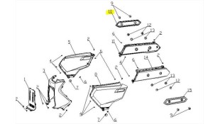 ΚΑΠΑΚΙ ΣΕΛΛΑΣ ΠΙΣΩ ΔΕΞΙΟ ΜΑΥΡΟ DAYTONA CARGO 125 EVO E5+ ΑΝΤΑΛΛΑΚΤΙΚΑ