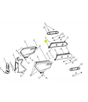 ΚΑΠΑΚΙ ΣΕΛΛΑΣ ΠΙΣΩ ΔΕΞΙΟ DAYTONA CARGO 125 EVO E5+ ΑΝΤΑΛΛΑΚΤΙΚΑ