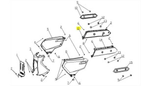 ΚΑΠΑΚΙ ΣΕΛΛΑΣ ΠΙΣΩ ΔΕΞΙΟ DAYTONA CARGO 125 EVO E5+ ΑΝΤΑΛΛΑΚΤΙΚΑ