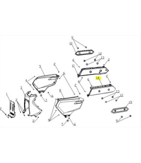 ΚΑΠΑΚΙ ΣΕΛΛΑΣ ΠΙΣΩ ΑΡΙΣΤΕΡΟ DAYTONA CARGO 125 EVO E5+ ΑΝΤΑΛΛΑΚΤΙΚΑ