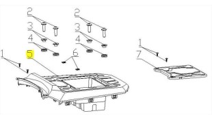 ΘΗΚΗ ΜΠΑΤΑΡΙΑΣ DAYTONA CARGO 125 EVO E5+ ΑΝΤΑΛΛΑΚΤΙΚΑ