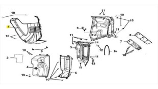 ΠΟΔΙΑ ΕΜΠΡΟΣΘΙΑ ΚΑΤΩ SYM JET X 125 E5+ ΑΝΤΑΛΛΑΚΤΙΚΑ
