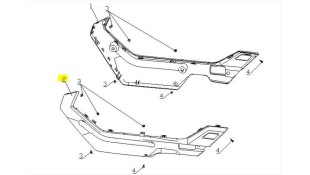ΚΑΠΑΚΙ ΠΛΑΙΣΙΟΥ ΑΡΙΣΤΕΡΟ ΛΕΥΚΟ DAYTONA CARGO 125 EVO E5+ ΑΝΤΑΛΛΑΚΤΙΚΑ