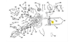 ΦΛΑΝΤΖΑ ΚΑΥΣΕΩΣ ΚΥΛΙΝΔΡΟΥ DAYTONA VIRTUS 125 ΑΝΤΑΛΛΑΚΤΙΚΑ