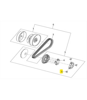 ΟΔΗΓΟΣ ΦΥΓΟΚΕΝΤΡΙΚΟΥ QJMOTOR SQ16/SQ20 ΑΝΤΑΛΛΑΚΤΙΚΑ