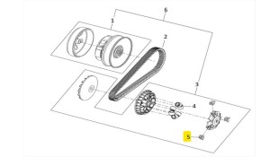 ΟΔΗΓΟΣ ΦΥΓΟΚΕΝΤΡΙΚΟΥ QJMOTOR SQ16/SQ20 ΑΝΤΑΛΛΑΚΤΙΚΑ