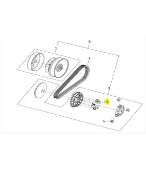 ΜΠΙΛΙΑ ΒΑΡΙΑΤΟΡ QJMOTOR SQ16/SQ20 ΑΝΤΑΛΛΑΚΤΙΚΑ
