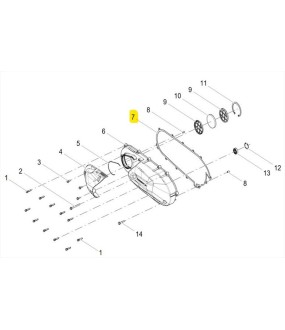 ΦΛΑΝΤΖΑ ΚΑΠΑΚΙΟΥ ΜΕΤΑΔΟΣΗΣ QJMOTOR SQ16/SQ20 ΑΝΤΑΛΛΑΚΤΙΚΑ