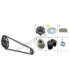 ΓΡΑΝΑΖΙ ΤΡΟΧΟΥ 520 44T ZONTES G/U/Z ΑΝΤΑΛΛΑΚΤΙΚΑ