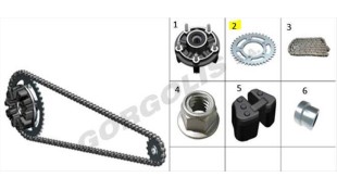 ΓΡΑΝΑΖΙ ΤΡΟΧΟΥ 520 44T ZONTES G/U/Z ΑΝΤΑΛΛΑΚΤΙΚΑ