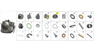 ΤΣΙΜΟΥΧΑ-ΔΑΚΤΥΛΙΔΙ ΦΙΛΤΡΟΥ ΛΑΔΙΟΥ DAYTONA ZONTES 310/350 ΑΝΤΑΛΛΑΚΤΙΚΑ