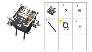 ΦΛΑΝΤΖΑ ΚΥΛΙΝΔΡΟΚΕΦΑΛΗΣ ZONTES G 368 E5+ ΑΝΤΑΛΛΑΚΤΙΚΑ