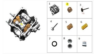 ΤΣΙΜΟΥΧΑΚΙ ΒΑΛΒΙΔΩΝ ZONTES G 368 E5+ SPARE PARTS
