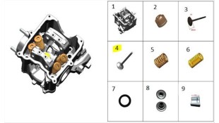 ΒΑΛΒΙΔΑ ΕΙΣΑΓΩΓΗΣ ZONTES G 368 E5+ SPARE PARTS