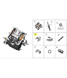 ΚΟΚΚΟΡΑΚΙ ΕΙΣΑΓΩΓΗΣ ZONTES G 368 E5+ SPARE PARTS