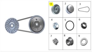 ΡΑΟΥΛΟ ΕΜΠΡΟΣΘΙΟΥ ΦΥΓΟΚΕΝΤΡΙΚΟΥ ΠΛΗΡΕΣ ΜΕ ΦΤΕΡΩΤΗ ZONTES G 368 E5+ ΑΝΤΑΛΛΑΚΤΙΚΑ