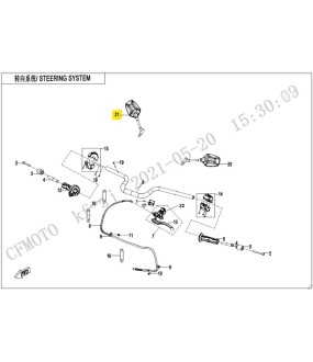 ΚΑΘΡΕΠΤΗΣ ΔΕΞΙΟΣ CFMOTO 800MT ΑΝΤΑΛΛΑΚΤΙΚΑ