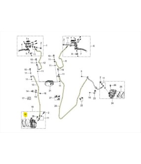 ΤΑΚΑΚΙΑ ΕΜΠΡΟΣΘΙΟΥ ΦΡΕΝΟΥ QJMOTOR SQ16 125/200 ΑΝΤΑΛΛΑΚΤΙΚΑ