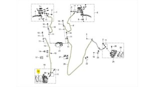 ΤΑΚΑΚΙΑ ΕΜΠΡΟΣΘΙΟΥ ΦΡΕΝΟΥ QJMOTOR SQ16 125/200 ΑΝΤΑΛΛΑΚΤΙΚΑ
