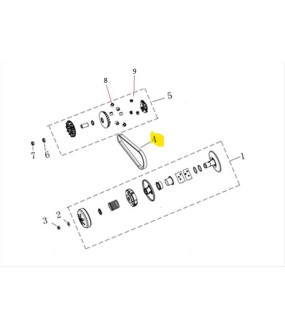 ΙΜΑΝΤΑΣ ΚΙΝΗΣΗΣ DAYTONA VIRTUS 125 E5+ SPARE PARTS