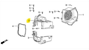 ΚΑΛΥΜΜΑ ΦΤΕΡΩΤΗΣ ΒΟΛΑΝ ΑΝΩ DAYTONA CARGO 125i ECO E5 ΑΝΤΑΛΛΑΚΤΙΚΑ