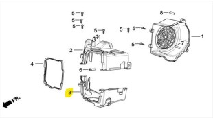 ΚΑΛΥΜΜΑ ΦΤΕΡΩΤΗΣ ΒΟΛΑΝ ΚΑΤΩ DAYTONA CARGO 125i ECO E5 ΑΝΤΑΛΛΑΚΤΙΚΑ