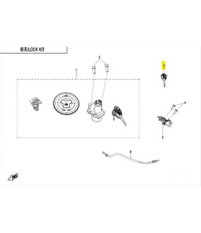 ΚΛΕΙΔI CFMOTO DUAL 250 ΗΛΕΚΤΡΙΚΑ