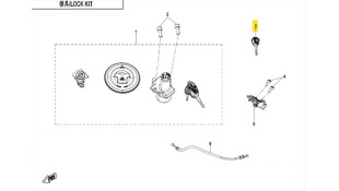 ΚΛΕΙΔI CFMOTO DUAL 250 ΚΛΕΙΔI CFMOTO DUAL 250 ΗΛΕΚΤΡΙΚΑ