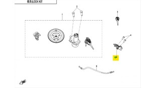 ΚΛΕΙΣΤΡΟ ΣΕΛΑΣ CFMOTO DUAL 250 ΑΝΤΑΛΛΑΚΤΙΚΑ