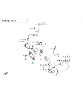 ΠΡΟΣΤΑΣΙΑ ΘΕΡΜΟΤΗΤΑΣ ΛΑΙΜΟΥ ΕΞΑΤΜΙΣΗΣ CFMOTO DUAL 250 SPARE PARTS