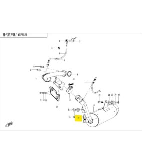 ΕΜΠΡΟΣ ΣΥΝΕΜΠΛΟΚ ΤΕΛΙΚΟΥ ΕΞΑΤΜΙΣΗΣ CFMOTO DUAL 250 SPARE PARTS ΕΜΠΡΟΣ ΣΥΝΕΜΠΛΟΚ ΤΕΛΙΚΟΥ ΕΞΑΤΜΙΣΗΣ CFMOTO DUAL 250 SPARE PARTS