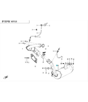ΤΕΛΙΚΟ ΕΞΑΤΜΙΣΗΣ CFMOTO DUAL 250 SPARE PARTS