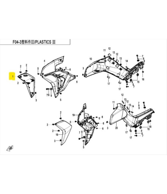 ΚΑΛΥΜΜΑ ΨΥΓΕΙΟΥ ΔΕΞΙΟ MATTE MERCURY SILVER WITH DECAL CFMOTO DUAL 250 ΑΝΤΑΛΛΑΚΤΙΚΑ ΚΑΛΥΜΜΑ ΨΥΓΕΙΟΥ ΔΕΞΙΟ MATTE MERCURY SILVER WITH DECAL CFMOTO DUAL 250 ΑΝΤΑΛΛΑΚΤΙΚΑ