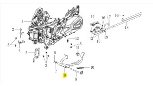 ΣΤΑΝΤ ΚΕΝΤΡΙΚΟ VOGE SR1 125 ΑΝΤΑΛΛΑΚΤΙΚΑ