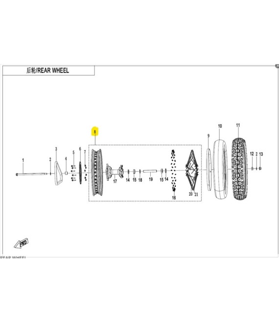 ΤΡΟΧΟΣ ΠΙΣΩ ΠΛΗΡΕΣ CFMOTO DUAL 250 ΜΑΥΡΟΣ ΑΝΤΑΛΛΑΚΤΙΚΑ ΤΡΟΧΟΣ ΠΙΣΩ ΠΛΗΡΕΣ CFMOTO DUAL 250 ΜΑΥΡΟΣ ΑΝΤΑΛΛΑΚΤΙΚΑ