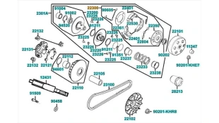 ΒΑΣΗ ΚΟΜΠΛΕΡ ΜΕ ΣΙΑΓΩΝΕΣ KYMCO MXU/MAXXER/KXR