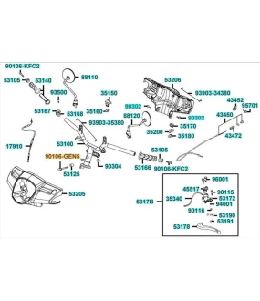 ΒΙΔΑ ΤΙΜ.10*50 KYMCO