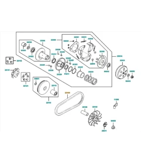 ΙΜΑΝΤΑΣ ΚΙΝΗΣΗΣ (CVT) KYMCO MXU/MXER 125/150