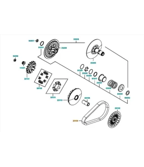 ΙΜΑΝΤΑΣ ΚΙΝΗΣΗΣ (CVT) KYMCO AK/CV3 550