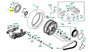 ΔΙΣΚΟΠΛΑΚΑ ΟΠΙΣΘΙΑ KYMCO AK 550i SPARE PARTS