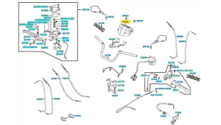 ΜΑΣΚΑ ΤΙΜΟΝΙΟΥ ΚΟΚΚΙΝΗ KYMCO MXU 50/150 ΜΑΣΚΑ ΤΙΜΟΝΙΟΥ ΚΟΚΚΙΝΗ KYMCO MXU 50/150