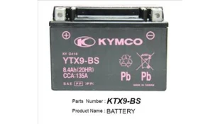ΜΠΑΤΑΡΙΑ KYMCO ΥUΑSΑ (ΥΤΧ9-ΒS)