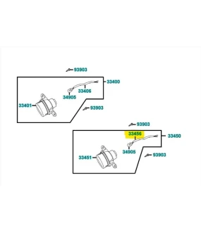ΝΤΟΥΙ ΕΜΠΡΟΣ ΑΡΙΣΤΕΡΟ ΦΛΑΣ KYMCO MXU SPARE PARTS