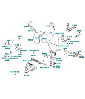 ΧΕΙΡΟΛΑΒΗ ΑΡΙΣΤΕΡΗ ΜΑΥΡΗ KYMCO