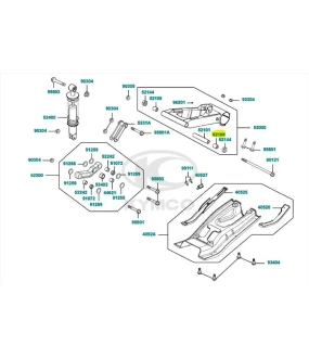 ΔΑΚΤΥΛΙΔΙ ΟΠΙΣΘΙΟΥ ΨΑΛΙΔΙΟΥ KYMCO MXU 150 SPARE PARTS ΔΑΚΤΥΛΙΔΙ ΟΠΙΣΘΙΟΥ ΨΑΛΙΔΙΟΥ KYMCO MXU 150